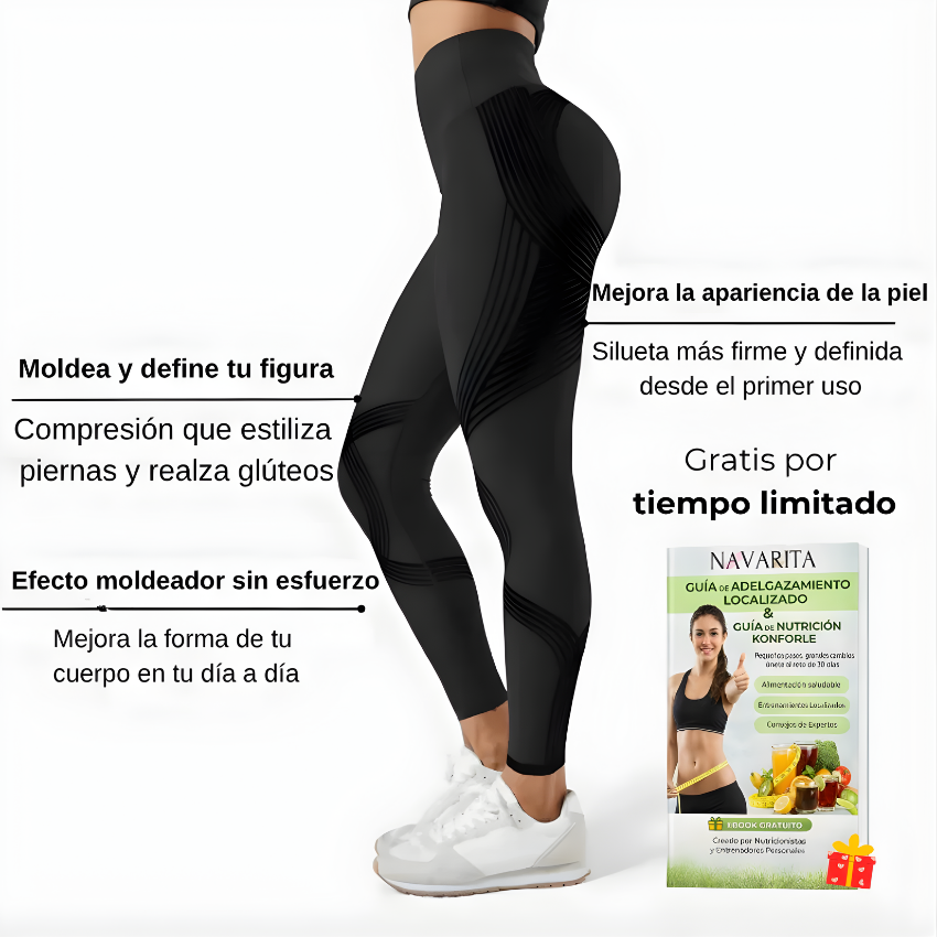 Leggings Moldeadores 3D de Cintura Alta