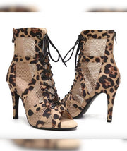 Botines de tacón alto de gamuza – Serena