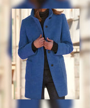 Abrigo de algodón con cuello alto – Mireya