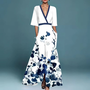 Vestido con bordado floral – Arenvie