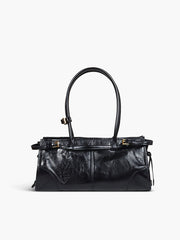 Bolso Suave con Detalle de Cinturón Estilo Vintage