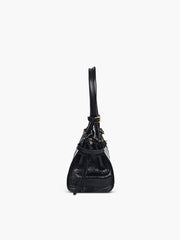 Bolso Suave con Detalle de Cinturón Estilo Vintage