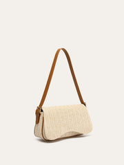 Bolso de Hombro Tejido de Paja Estilo Natural