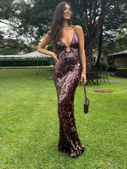 Vestido Maxi de Gala Kailani con Lentejuelas