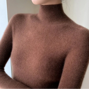 Jersey de lana de cuello alto – Norine