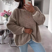 Jersey de punto con mangas abullonadas – Eloise
