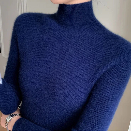 Jersey de lana de cuello alto – Norine