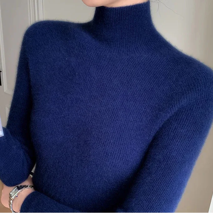 Jersey de lana de cuello alto – Norine