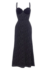 Vestido Midi de Terciopelo Alésia Elegante