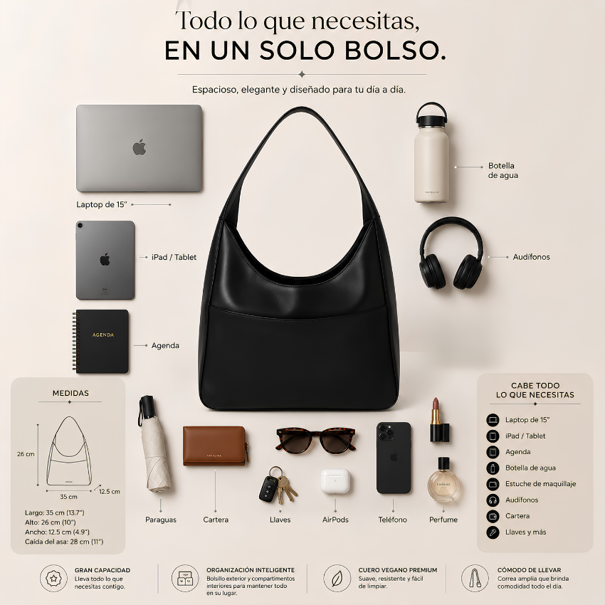 Bolso Hobo Elegancia y Espacio para Cada Día